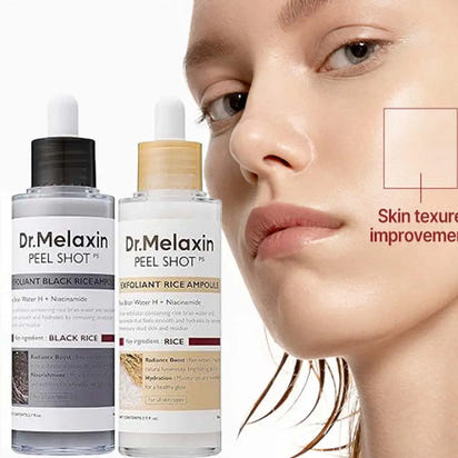 Korean Original Dr. Melaxin Rice Exfoliating Essence Hydrating Pore Shrinking Serum Facial Moisturizing Soften Korean SkinCare