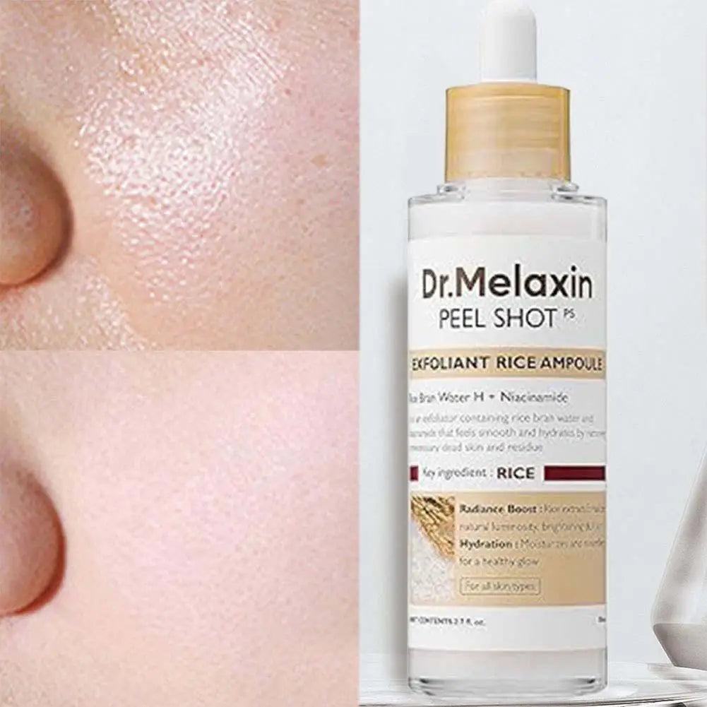 Korean Original Dr. Melaxin Rice Exfoliating Essence Hydrating Pore Shrinking Serum Facial Moisturizing Soften Korean SkinCare